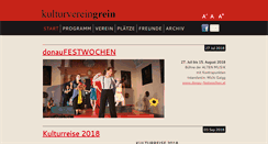 Desktop Screenshot of kulturvereingrein.at